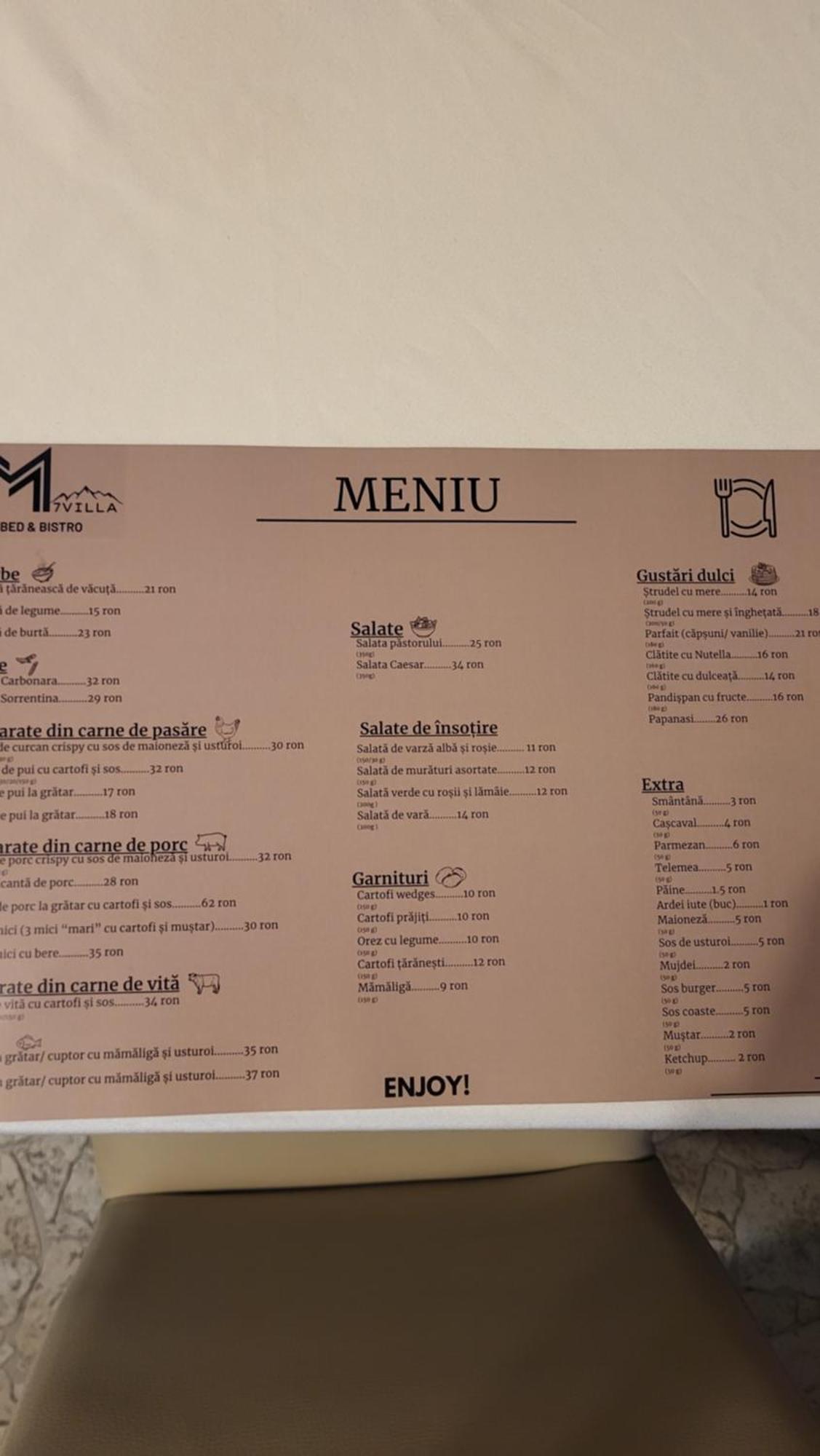 M7 Villa Bed& Bistro Timisu de Jos Exterior foto